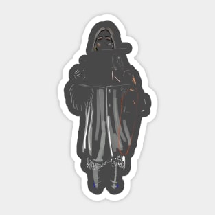 Fashion girl Sticker